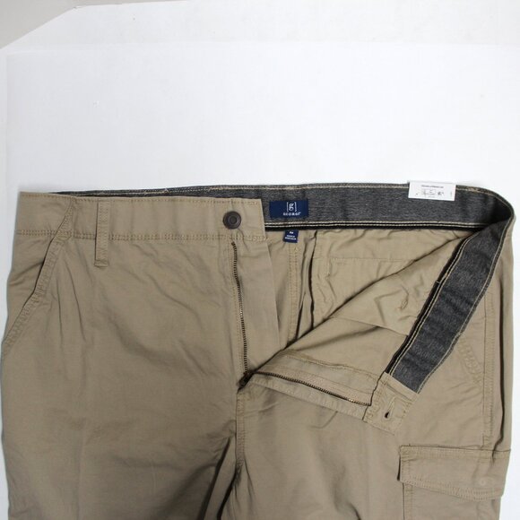 NWT George Men’s Stone Wash Below the Knee Messenger Or Cargo Style Shorts - Picture 11 of 13